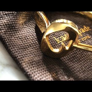 Kate Spade Gold Plated Charming Key BangleBracelet